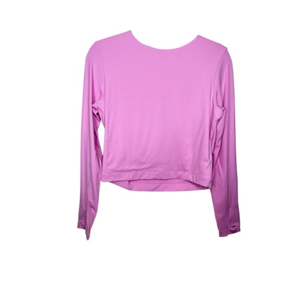 LSKD Staple Long Sleeve Cropped Tee – Lilac Pink (Size XL)